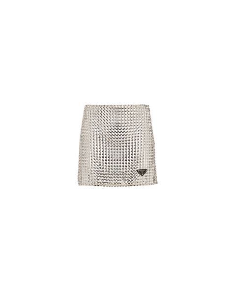 rhinestone prada skirt|rhinestone.